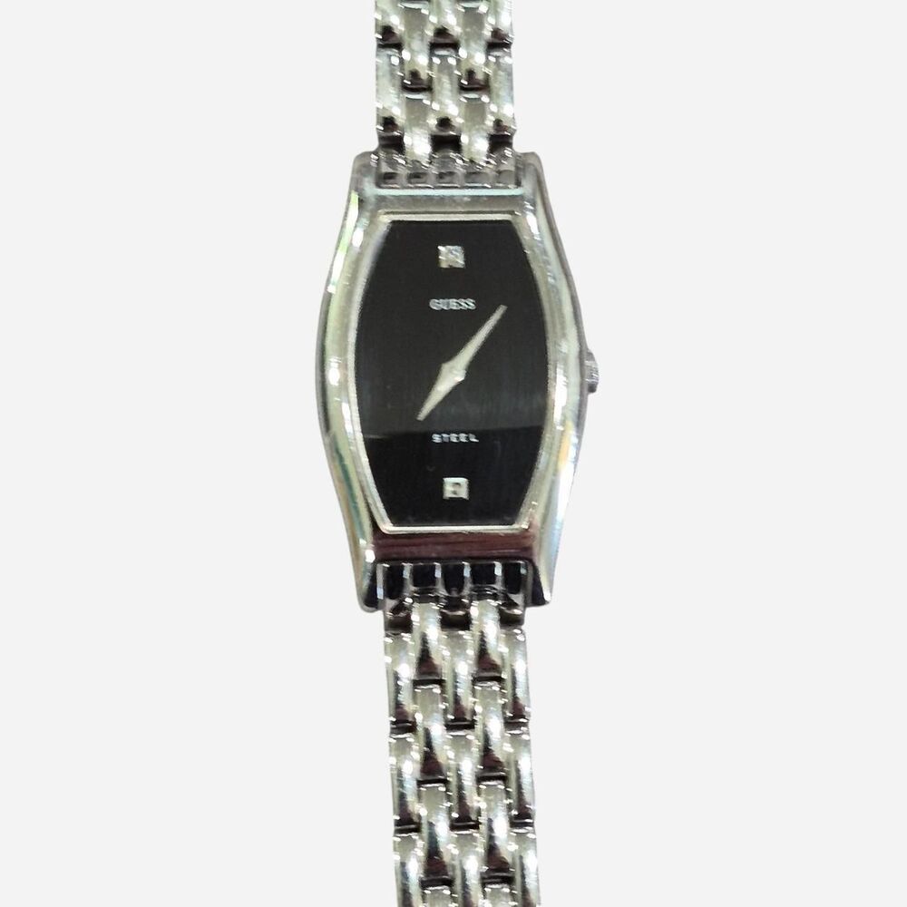 Guess Women's Silver and Grey Watch